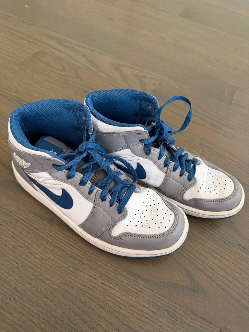 Nike Air Jordan 1 Mid True Blue 
DQ8426-014 Women’s Size 7.5 Sneakers